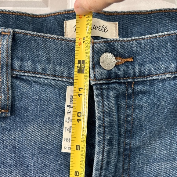 NWT Madewell The Perfect Vintage Straight Jeans in Med Wash Womens Size 33 Denim - Picture 10 of 12
